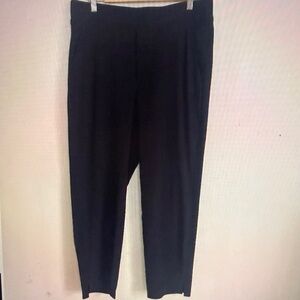 Athleta Women Black Polyester Stretch Brooklyn Ankle Pants Size 12